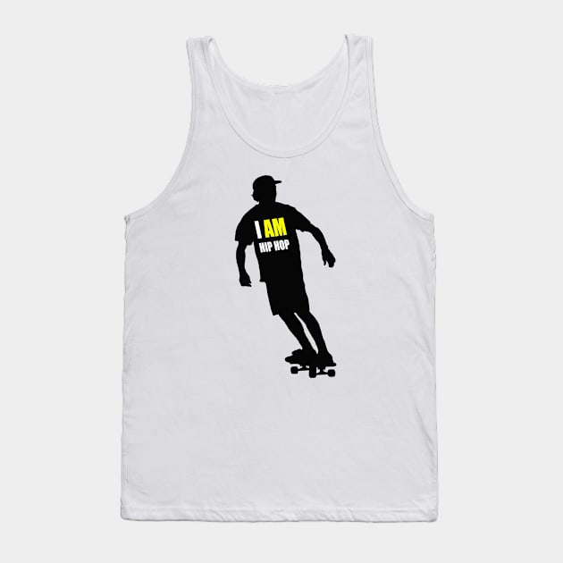 IAHH-SILHOUETTE-SKATEBOARDER-MALE Tank Top by DodgertonSkillhause